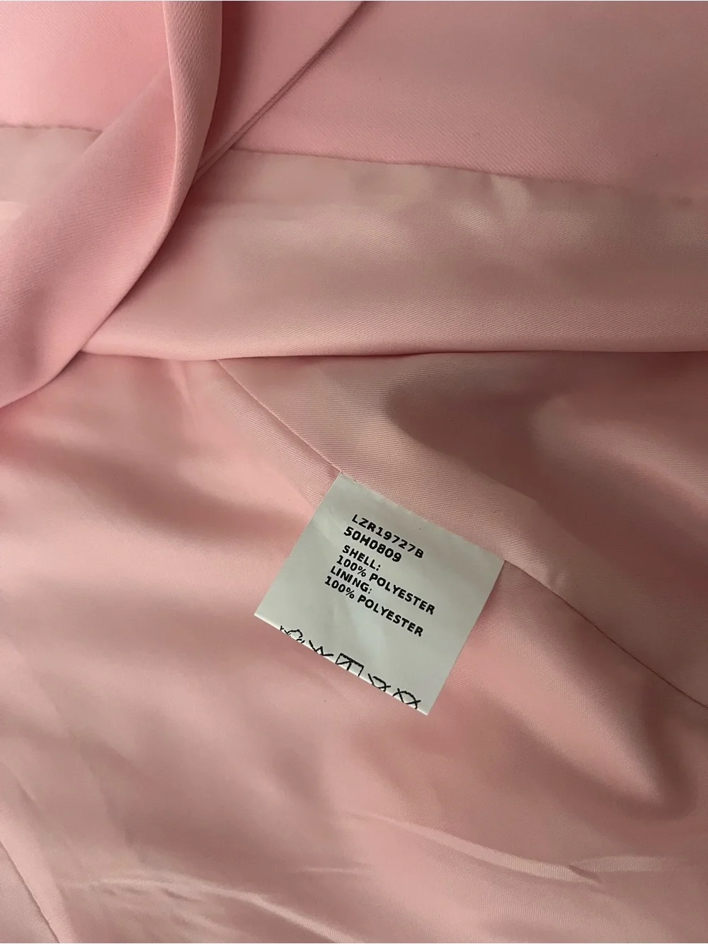 Chicme women’s baby pink blazer & pants suit set size Small - Picture 15 of 16